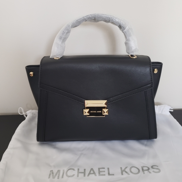 NWT Michael Kors Whitney Medium Leather Satchel - Picture 1 of 3